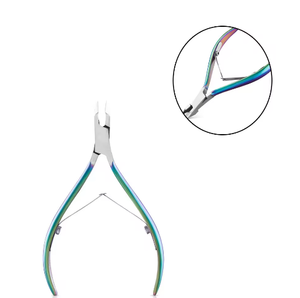 Service OEM, pinces à cuticules professionnelles en acier inoxydable personnalisables pour les doigts, avec une large ouverture de mâchoire et une lame incurvée - Product Image 5