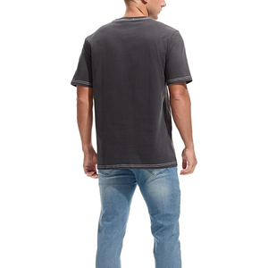 T-shirts de fitness pour hommes style urbain à col rond et manches courtes, respirants pour l'été, 100 % coton, écologiques, anti-plis, séchage rapide - Product Image 2