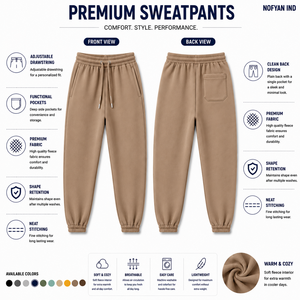 OEM ODM Custom Baggy Sweatpants Manufacturer Heavy Cotton French Terry Straight Fit <b>Pants</b> Unisex Blank Gym Casual Streetwear <b>Jog</b> - Product Image 3