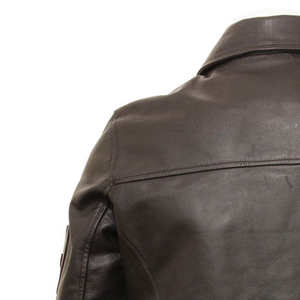 Chaqueta de Cuero de Moda para Hombre, Estilo Moderno, Chaqueta de Invierno para Hombre, Tejido Cálido, Color Sólido - Product Image 6