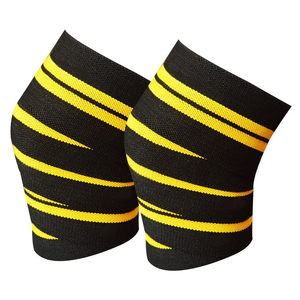 Protège-coudes élastiques robustes pour haltérophilie et powerlifting – Bande de compression de soutien pour la gym et le fitness - Product Image 1