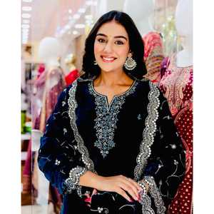 Conjunto de Top y Dupatta de Diseño para Mujer, Ideal para Fiestas - Product Image 3