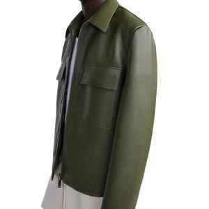 Hot Selling Customise OEM Custom Embroidered Casual <b>Winter</b> <b>Leather</b> Workwear <b>Jacket</b> for Men <b>Winter</b> <b>leather</b> <b>Jacket</b> - Product Image 3