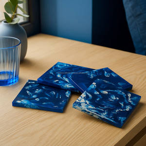 Modern Classic Design Bulk Wholesale Walnut Wood Coasters Metal Frame Sublimation Blank Paper Mats Table Home Placemats for - Product Image 6
