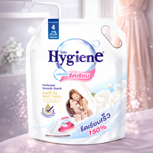 Spray de fécule lissante hygiénique 1,8 L, toucher laiteux, parfumé, nettoyant liquide pour tissus repassés - Product Image 1