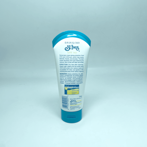 Tube en plastique PE OEM pour crème solaire avec un design exceptionnel, extrémité incurvée en arc, bouchon à rabat coloré - Product Image 6