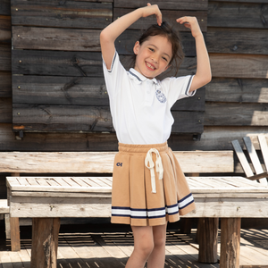 Colección Otoño Invierno Hebe, Blusa Tipo Polo Bordada con Diseño Lindo para Niñas, Ropa Infantil - Camisa Hebe - Product Image 3
