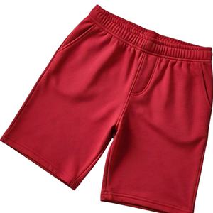 Venta al por mayor de peso pesado 100% algodón gimnasio pantalones cortos deportivos de lana francés Terry transpirable sudor corto color sólido pantalones cortos para hombres - Product Image 1