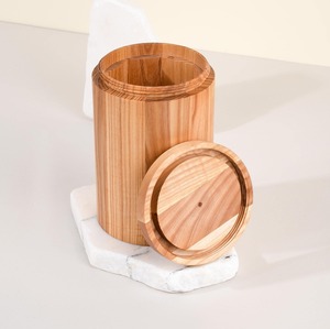 Premium Quality Vintage Handcrafted Wooden Canister for Kitchen Spice <b>Storage</b> with Large Capacity at Factory Price From India - Product Image 1