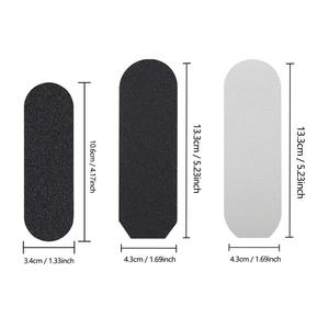 Râpe à pédicure, lime à callosités, limes à pieds, tampons de pédicure, manche en acier inoxydable, silencieux pour outils de soin des pieds, papier de verre remplaçable - Product Image 5