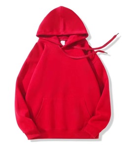 เสื้อฮู้ดผู้ชายทรงปกติ สีพื้น ผ้าฝ้ายถัก 100% สวมใส่สบายๆ สำหรับฤดูใบไม้ร่วง ออกแบบเองได้ สีและโลโก้ตามสั่ง คุณภาพสูง - Product Image 1