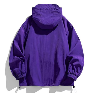 เสื้อแจ็คเก็ตแทร็คผู้ชายทรงโมเดิร์น ผ้าแคนวาส คอตั้ง ระบายอากาศได้ดี เหมาะสำหรับการเล่นกีฬาและกิจกรรมกลางแจ้งในฤดูหนาว - Product Image 4