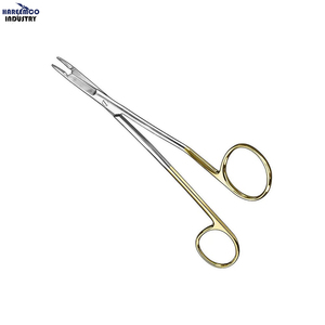 ที่จับเข็มแบบแมนนวล MINI GILLIES พร้อมกรรไกร 15 ซม. สีเงิน ได้รับการรับรองมาตรฐาน TC CE - Product Image 1