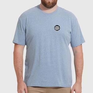 T-shirt vierge en CVC 60/40 doux et respirant, coupe classique, col rond, manches courtes, personnalisable avec logo par sérigraphie ou DTF, vente en gros - Product Image 1