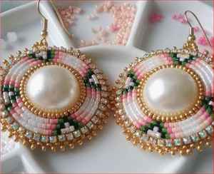 Boucles d'oreilles bohèmes faites à la main avec des perles de rocaille, bijoux indiens colorés pour femmes et filles, cadeaux - Product Image 6