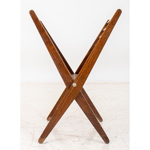 Wholesale Acacia Wood Minimalist Foldable Magazine Rack - Product Image 4