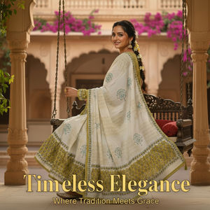 Traje indio floral blanco y verde para mujer |   Conjunto de Salwar Kameez Punjabi de Algodón de Alta Calidad |   Conjunto Étnico de Diseño para Uso Casual - Product Image 2