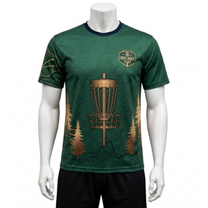 Camisetas de Disc Golf Premium Personalizadas, Precio de Fábrica OEM/ODM, Alta Calidad, Ligeras, Transpirables y Cómodas para Equipos - Product Image 1