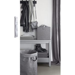 MA59G Foldable Cube Storage <b>Box</b> Spacious <b>Canvas</b> Wardrobe Organiser for Home and Office for Clothing and Other Items - Product Image 4