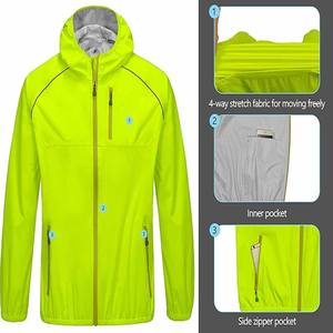 Chaqueta Impermeable con Capucha para Hombre, para Correr, Ciclismo, Actividades al Aire Libre, Cortavientos, Impermeable, Nueva Llegada, Cargada por Dress Sports - Product Image 4