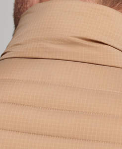 Veste matelassée classique à capuche, col montant, poche latérale, imperméable, respirante, légère, décontractée, hiver, logo personnalisé pour homme - Product Image 2