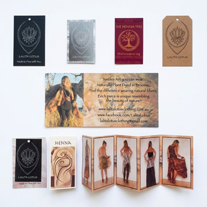 Etiquetas colgantes de papel de algodón y folletos, fabricante mayorista OEM para personalización de marca, suministro a granel y exportaciones. - Product Image 1