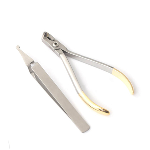 Instruments chirurgicaux dentaires orthodontiques : Miroir buccal, Curette dentaire, Pince chirurgicale, Ciseaux chirurgicaux – Kit de 4 pièces pour chirurgie vétérinaire - Product Image 3