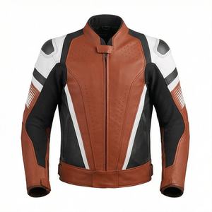 Chaqueta de Motociclista de Cuero Genuino para Hombre de la Mejor Calidad, Nueva Colección de Invierno, Chaquetas de Motocicleta con Protecciones Desmontables Personalizadas - Product Image 1