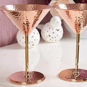 Copper drinking <b>glasses</b> smooth edge safe rim metal tumblers for <b>water</b> juice cocktail durable reusable kitchen drinkware - Product Image 1