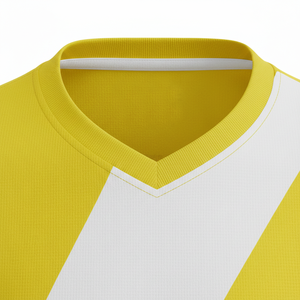 ชุดฟุตบอลแบบ unisex พร้อมกางเกงขาสั้น ชุดแข่งขันและสวมใส่ทั่วไป ชุดสองชิ้น ชุดฟุตบอลแห้งเร็ว ชุดกีฬา รับผลิตตามแบบ OEM - Product Image 3