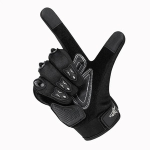Gants de moto unisexes en cuir à prix d'usine pour l'été, utilisation sportive en extérieur, imperméables, compatibles écran tactile, design à doigts complets - Product Image 3