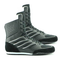 Conception et logo personnalisés bonnes ventes chaussures de boxe chaussures de boxe légères fabriquées par des professionnels
