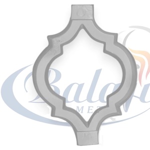 Piezas de hierro fundido de alta resistencia para puertas de jardín, 4.5x5.5 pulgadas, moldeadas en arena, superficie súper arenada, acabado altamente pulido, duraderas. - Product Image 1