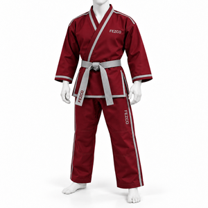 100% Cotton Quick Dry Breathable Light <b>Weight</b> Karate Uniform <b>Set</b> <b>for</b> Men & <b>Women</b> Adult OEM Martial Arts Training - Product Image 5