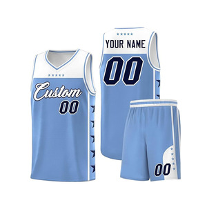 Tenues d'entraînement de basketball pour sports athlétiques, tissu en mesh respirant, ensemble de maillots personnalisés en couleur - Product Image 4