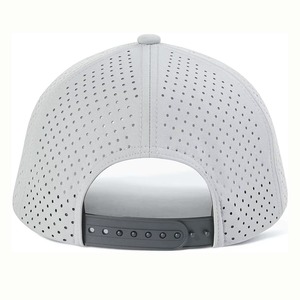 <b>Light</b> Gray 6-Panel Baseball Cap Mesh Adjustable Unisex Casual Solid Color Breathable Outdoor Spring Summer Adult <b>Hat</b> - Product Image 6