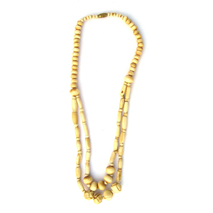 Collar de Cuentas de Hueso Hecho a Mano en India, Diseño de Corazón, Estilo Étnico Moderno, Joyería para Mujer, Ideal para Bodas y Fiestas, al Mejor Precio - Product Image 3