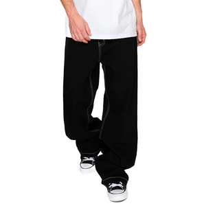 Jeans Anchos Personalizados para Hombre, Estilo Vintage, Lavado Enzimático, Desgastados, Estilo Hip Hop Urbano, para Primavera y Otoño - Product Image 6