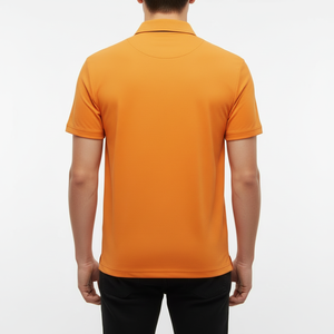 เสื้อโปโลผู้ชายผ้าฝ้าย 190 GSM ทรงปกติ แขนสั้น คอวี แฟชั่นลำลอง ใส่สบาย ระบายอากาศดี บริการ OEM - Product Image 3