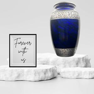 Urna Conmemorativa de Latón de Alta Calidad, Marca LU, Estilo Americano Premium, con Diseños Florales Grabados, Capacidad de 200 Pulgadas Cúbicas - Product Image 3