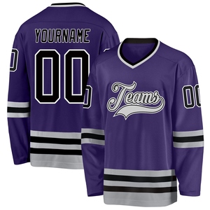 Maillot de hockey personnalisé noir et rouge OMMIZ INDUSTRY, le plus vendu en gros - Product Image 2