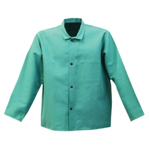 Veste de sécurité industrielle de qualité supérieure, résistante, en tissu de coton perforé FR, protection du corps, veste de soudage de qualité supérieure - Product Image 1