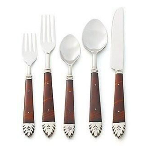 Ensemble de couverts en acier inoxydable de qualité supérieure, design élégant, ensemble de couverts classiques en acier pour cuisine et salle à manger modernes - Product Image 5