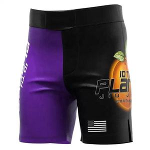 High Performance Mens BJJ Rash Guard Short Sleeve MMA <b>Grappling</b> Jiu Jitsu Compression Shirt Breathable Sportswear Gym Training - Product Image 4