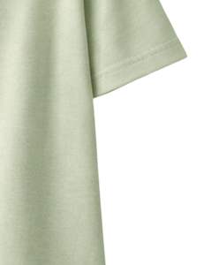 Camiseta con estampado floral para mujer, color verde salvia, de algodón suave, cuello redondo, informal, de manga corta, top de verano, ligera, cómoda y a la moda - Product Image 5