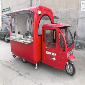 Camión de Comida Móvil Eléctrico de Alto Rendimiento con Tracción en Tres Ruedas para Servir Hot Dogs, Pizza, Café, Helados y Dulces - Product Image 6