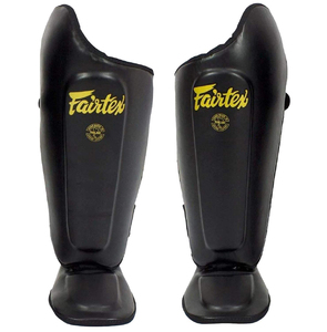 สนับแข้งมวยไทย Fairtex คุณภาพดีที่สุด หนังแท้สั่งทำพิเศษ ปรับได้ น้ำหนักเบา สำหรับคิกบ็อกซิ่ง MMA ป้องกันการบาดเจ็บ ผลิตตามแบบ OEM - Product Image 1