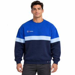 Sweat-shirt pour homme de qualité supérieure, coupe ample, col rond, en molleton, tissu doux et chaud, coupe ample, construction confortable, mode décontractée, OEM - Product Image 1