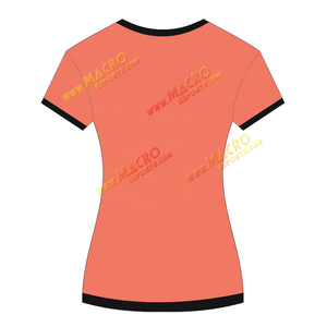 เสื้อยืดคอปกแขนสั้นผ้าคอตตอน 95% สแปนเด็กซ์ 5% คุณภาพสูงสำหรับผู้หญิง ไม่มีแบรนด์ ขายส่ง รับสกรีนลายตามสั่ง - Product Image 6