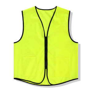 Chaqueta de Seguridad para Tráfico y Construcción de Poliéster Económica, Logotipo Personalizado, Ropa de Alta Visibilidad, Chaleco de Seguridad Reflectante - Product Image 1